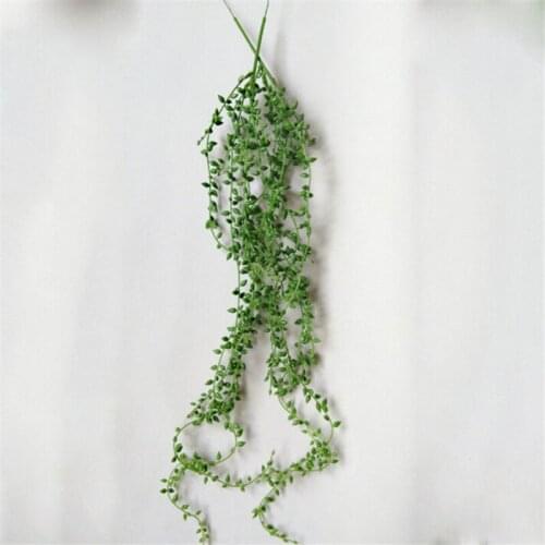 Artificial Succulents Pearls Fleshy Green Vine Flowers Hanging Simulation Flower Succulent Plants Home Decoration Accessories