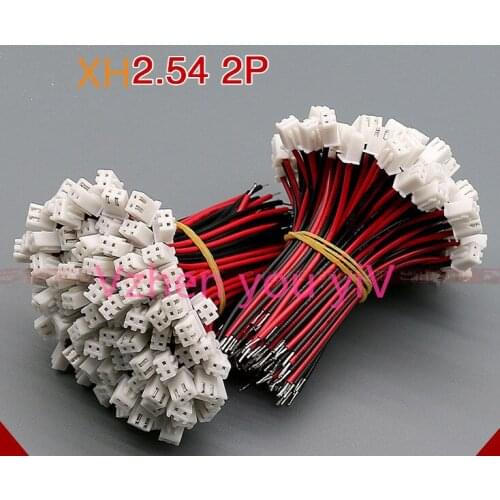Terminal wire single head line 2P 2.54MM PVC line, Red ,Black, Electronic line Connecting line