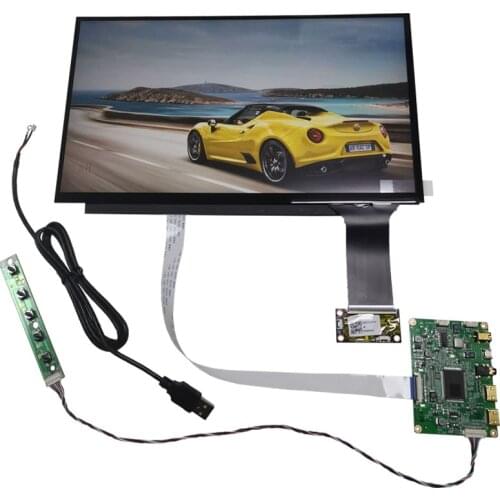 Touch display module kit 13.3-inch 1080P LCD panel, full viewing angle, high-definition interface, DC12V power supply solution