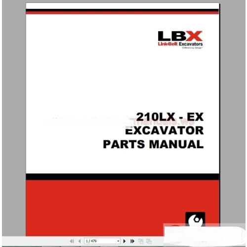 Linkbelt Full Shop Manual, Part Manual, Schematic Circuit