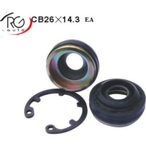Car air conditioning compressor oil seal shaft seal LIP TYPE Rubber-mounted shaft seal for ND 10PA15C/VF2 R134a,compressor