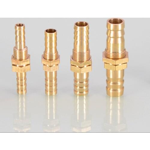 Copper Clapboard Plate Pagoda Straight Joint Hose Barb 6/8/10/12/16mm String Plate Pagoda Nozzle Joint Pneumatic Pipe Fittings