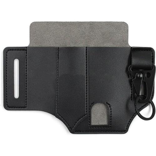 Multitool Leather Sheath Pocket Organizer Leather Storage Waist Bag Tool Box Outdoor Organizer Pouch Pen Case