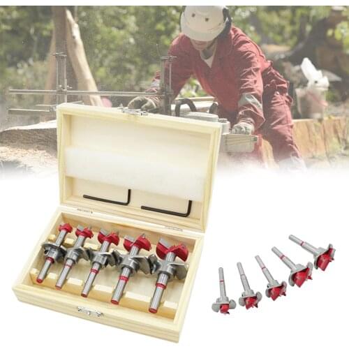 Woodworking Hole Set High-quality Alloy Forged Woodworking Sharp Reamer Auger Drill Hole Set Drilling Tool Kit 15-35mm SP99