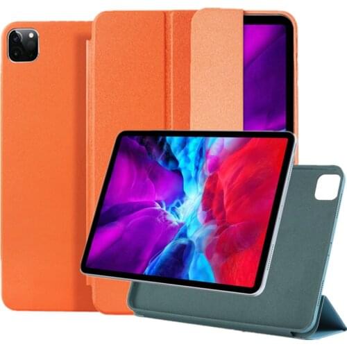 New Tablet Case For Ipad Pro 12.9 Case 2020 Triple Pu Back Cover For Ipad 10.5 10.2 2018 pro 11 12 9 2020 Case Capa Funda