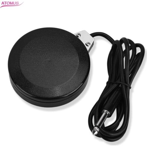 New Design Tattoo Foot Switch Pedal Round for Power Supply Black Tattoo Machine Accessory Round Foot Tattoos Tools
