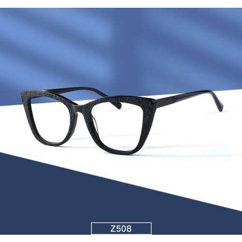 Optical Glasses Frame Prescription Eyeglasses Women Stylish Eyewear Acetate Prescription Full Rim Spectacles Glasses Frame