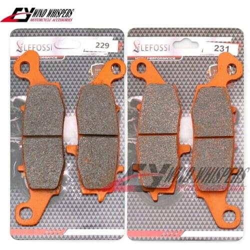 Motorcycle Front Rear Brake Pads For Kawasaki EX250 Ninja 250R Ninja250 2008-2018 EX300 Ninja 300 2013-2018
