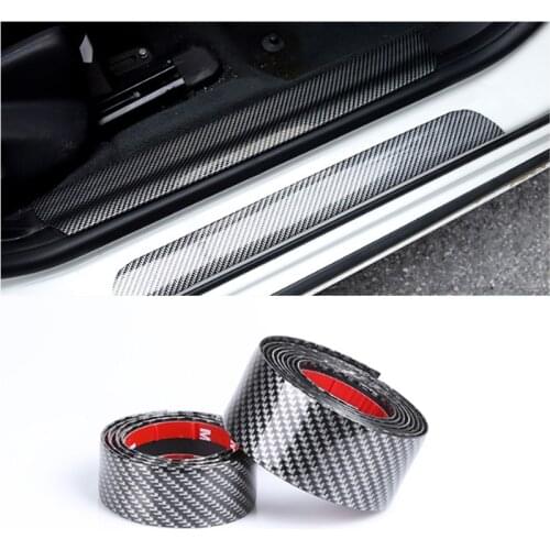 Auto Bumper Door Guard Scratch Protection Strips Car Stickers For Ford Mondeo MK3 MK4 Focus Fiesta Fusion Ranger C-Max S-Max