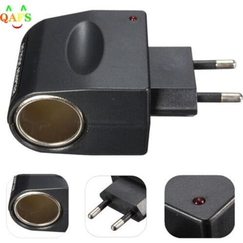 Premium AC To DC 12V 220V Wall Power EU Plug Car Cigarette Lighter Adapter New