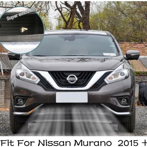 Lapetus Car Middle Insect Screening Mesh Front Grille Insert Net Fit For Nissan Murano 2015 - 2019 Decoration Accessories