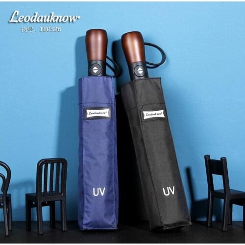 Wind Resistant Folding Automatic Umbrella Rain Women Auto Luxury Big Windproof Umbrellas Rain For Men Black Coating 10K Parasol