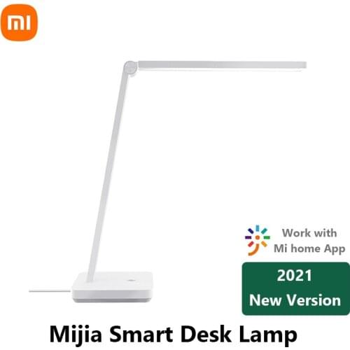 2021 Xiaomi Mijia Smart Desk Lamp Lite Night Light No Screen Flashing Multi-angle Adjustment Student Office Table Lamp