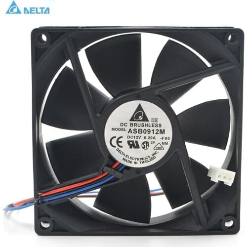 Original for delta ASB0912M 9025 12V 0.20A ultra quiet chassis power supply cooling fan