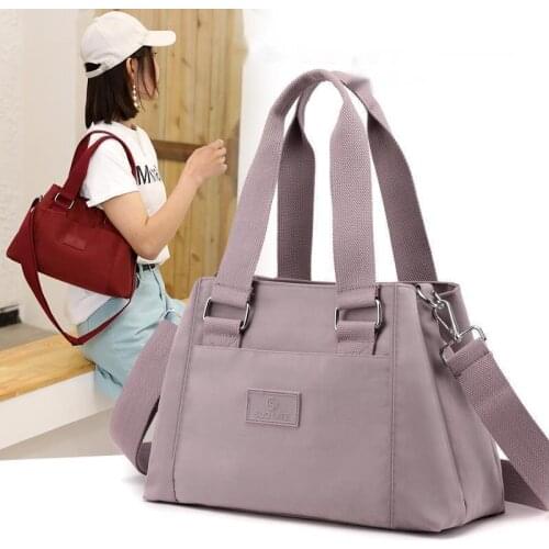 Large Capacity Nylon Shoulder Bag For Women Bags Designer 2021 Waterproof Casual Tote Holiday Messenger Bag Travel Handbags Sac