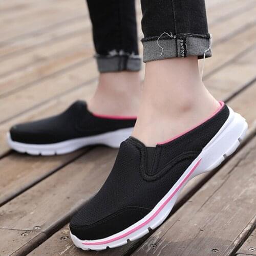 Women Shoes Fashion Slip On Solid Color Flats Sneakers Woman Comfortable Shoes Casual Female Summer Tenis Feminino Casual Chunky