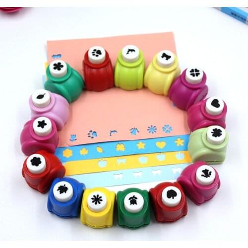 1PC Hole Punch Craft DIY Scrapbooking Cards Printing Paper Shaper Mini Cutter Random Color 2018 best new
