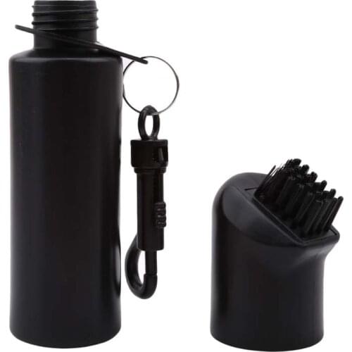 1pcs Golf Club Cleaner Self-Contained Water Groove Wet Clean Brush With Clip SWater Bottle Queeze Water Bottle Brush Cleaner