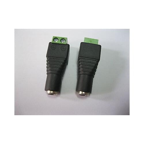 12 pcs 5.5x2.1mm CCTV DC Power Jack Removable Terminal Block Adapter Connector