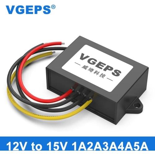 12V to 15V Boost Waterproof Module 12V Liter 15V DC Converter 12V Liter 15V Automotive Power Transformer