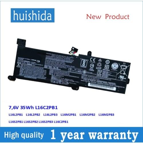 7,6V 35Wh L16C2PB1 new original laptop battery for Lenovo Ideapad 520 320 L16S2PB1 L16L2PB1 L16L2PB2 L16L2PB3 series