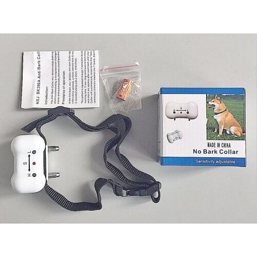 Voice control automatic electric shock arousal can adjust the sensitivity of pet arousal collar antibarking