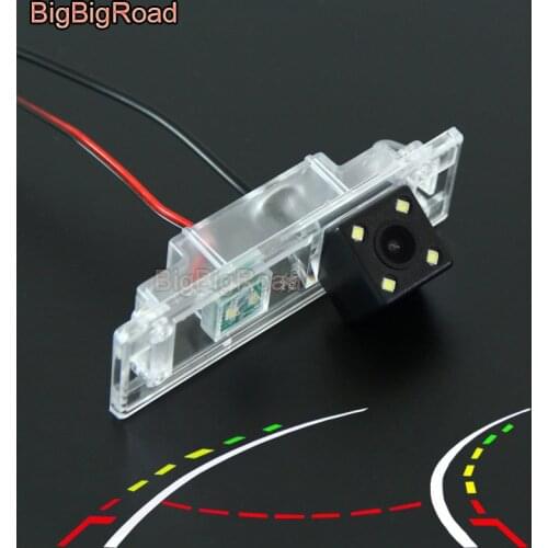 BigBigRoad Car Intelligent Dynamic Trajectory Tracks Rear View CCD Camera For BMW Mini Cooper R55 R57 R60 R61 Z4 E85 E86 E89