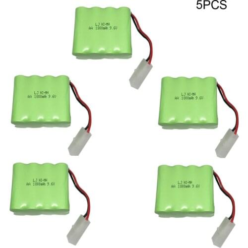 5PCS/lot 9.6v 1800mah AA NI-MH Battery X model 9.6V NIMH battery pack for remote toy car boat robot high capacity nimh battery