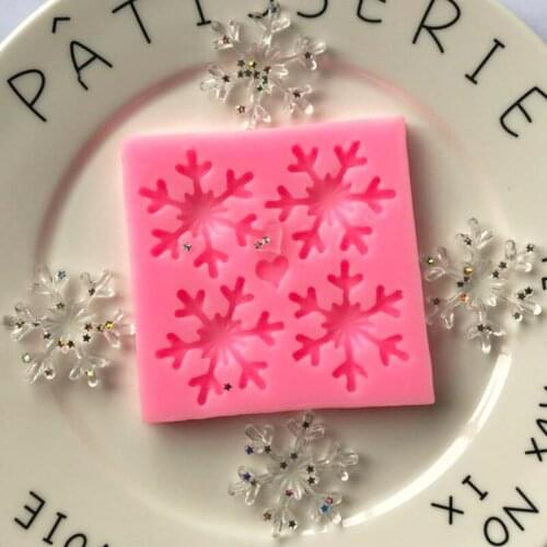 Big Snowflake Silicone Mold Mobile Phone Epoxy Mold Decoration DIY Mould XGY-78