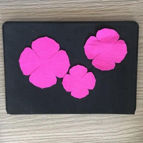 Flower shaping scrapbooking cutting die with back case SMR-FL0099