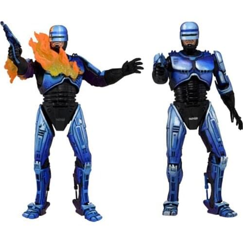 About 7 inches Anime 1987 RoboCop Variant Action Figure Film Limited Blue Ver. RoboCop PVC figure Toy