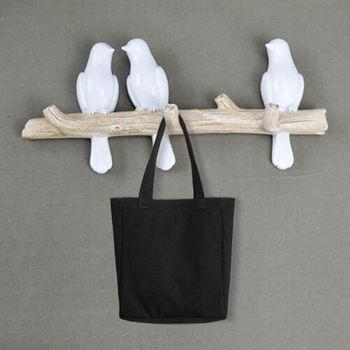 European Wall Resin Birds Wall Hanging Pigeon Crafts Decoration Home Livingroom Sofa Background 3D Wall Sticker Mural Ornaments