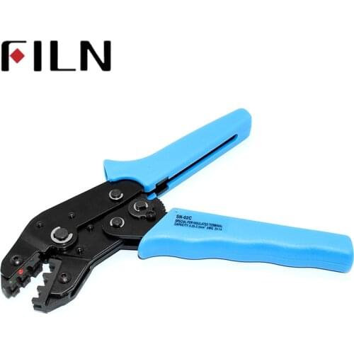 FILN SN-02C crimping tool crimping plier 0.25-2.5mm2 multi tool tools hands for insulated cold pressed terminal