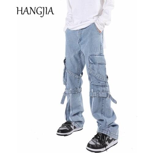 Мужские джинсы карго HANGJIA China At AliExpress