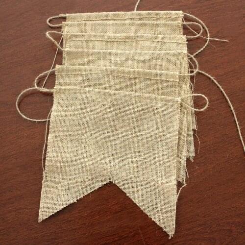 Linen Pennants 9in | Pack of 6