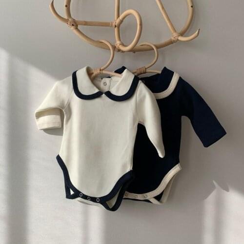 Newborn Baby Cute Bodysuits Clothes For Kids Long Sleeve Cotton Jumpsuit Baby Boy Girl Autumn Winter Claasic Clothes 0-24M