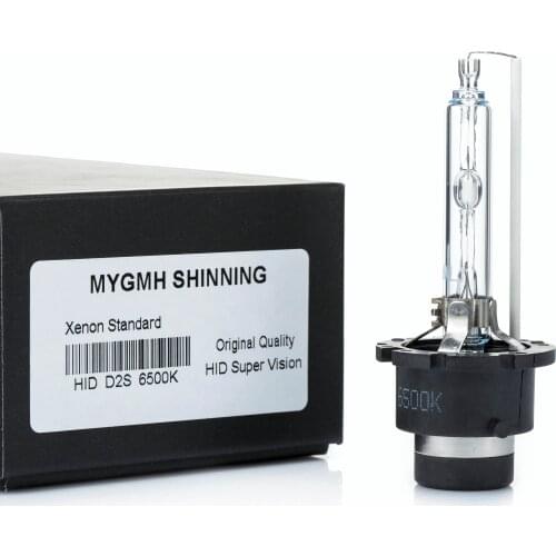 MYGMH SHINNING 2 PCS 12V 35W D2S Xenon Bulb Super High brightness Car Headlight HID Fast Bright UV Free Super Vision 5500K 6500K