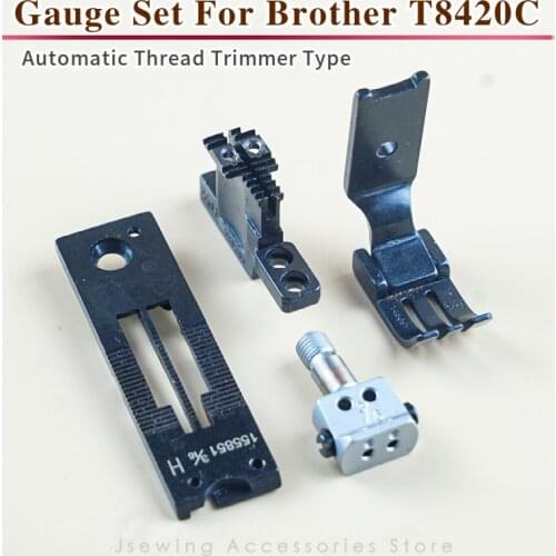 Gauge Set For Brother B842-UT T-8420C T-8720C Industrial Twin Needle Sewing Machine Accessories Double Needle Apparel Parts