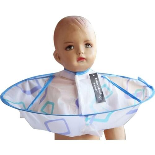 Kids Hair Cutting Cape Hair Cutting Cloak Umbrella Cape Home Barber Hairdressing for Children