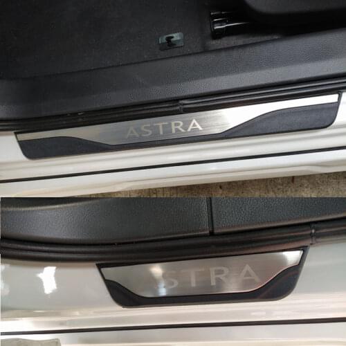 Stainless Steel Scuff Plate Door Sills For Opel Astra G H J K GTC 2014 2016 2018 2018 2019 Guard Pedal Ultrathin Accessories