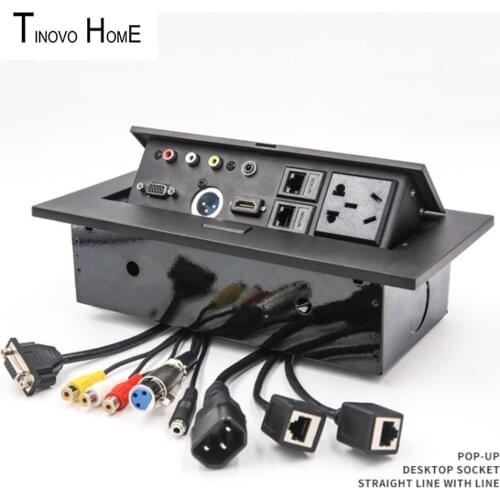 Desk socket / office conference socket / multimedia XLR socket VGA interface / pop-up type