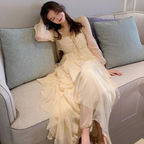 Dresses for Women Spring Summer New Long-Sleeved Dress for Women Vestido De Mujer