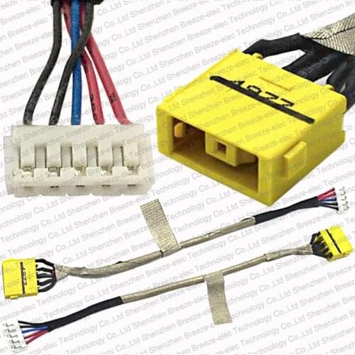 Genuine New DC Power Jack Socket Connector Cable for Lenovo Essential 17.3" Z710 5938 G710 G700-5939 G700 5939 charging plug