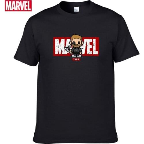 Marvel The Avengers Thor T-shirt Comfortable Breathable 100% cotton Fashion clothes for teens Summer Tops tshirt men #141