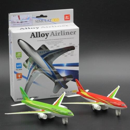 Childrens toys,Alloy model plane,Boeing 777 airbus,Pull Back plane,Childrens educational model toys.Airplane