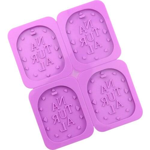 DIY Silicone Clay Aromatherapy Tablets Molds Crafts Hanging Ornaments Wax Molds Letters Soap Mold Craft Moulds Accessories