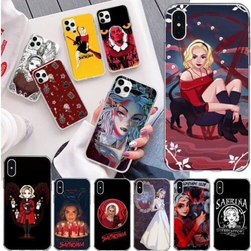 Chilling adventures of sabrinas Phone Case For iphone 12 11 Pro Max Mini XS Max 8 7 6 6S Plus X 5S SE 2020 XR Silicone Cover