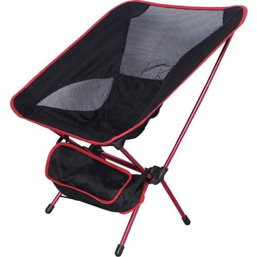 Travel Ultralight Folding Chair Superhard High Load Outdoor Camping Chair Portable Beach Hiking Picnic Seat Fishing Tools Chair