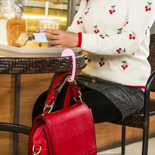 Fashion Creative Gift Bag Hanger Portable Desktop Bag Hook Loadable 15 Kg High Strength Bag Hook