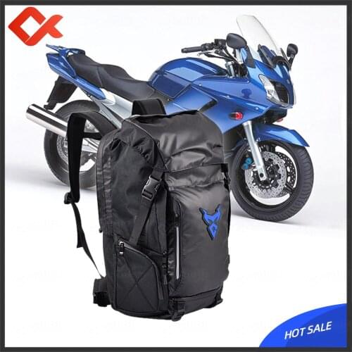 Bluerider Waterproof Motorcycle Tail Bag Trunk Motorcycle Helmet Backpack MOTOCENTRIC Motorcycle Saddlebags sacoche moto